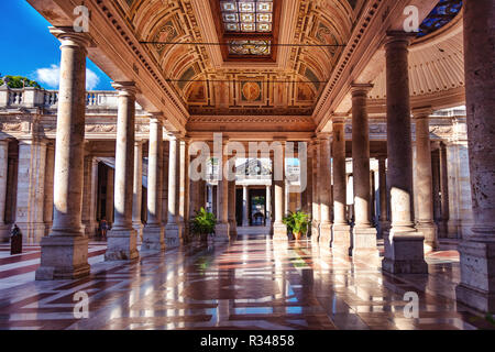 Entry to the baths of Montecatini, Pistoia, Siena, Tuscany -Italy Stock Photo