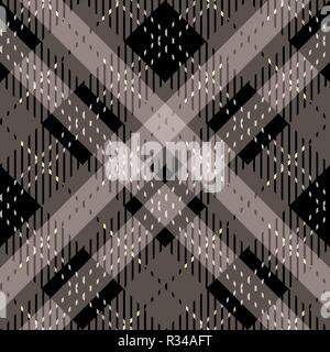 Tartan Seamless Pattern Background. Red, Black, Gray and White Plaid, Tartan Flannel Shirt Patterns. Trendy Tiles Vector Illustration for Wallpapers.  Stock Vector