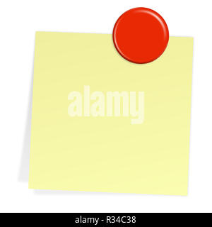 stickies with magnet Stock Photo