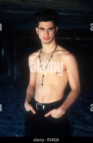 MALIBU, CA - JANUARY 27: (EXCLUSIVE) Actor Damon Pampolina poses at Exclusive Photo shoot on January 27, 1993 in Malibu, California. Photo by Barry King/Alamy Stock Photo Stock Photo