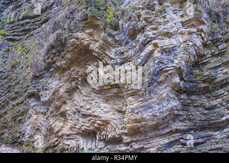 ancient slabs, stone texture rock, natural brown Stock Photo