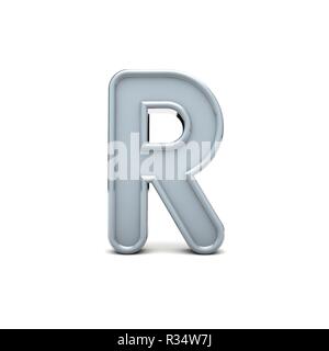 Letter Z beveled capital letter. 3D Rendering Stock Photo - Alamy