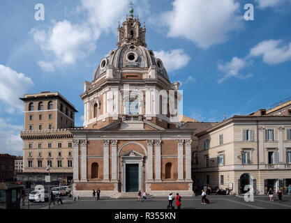 Rom, Roma, Kaiserforen, Trajansforum, Santa Maria di Loreto Stock Photo