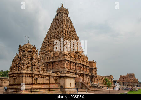 Brihadisvara Temple, Thanjavur, Tamil Nadu, India Stock Photo