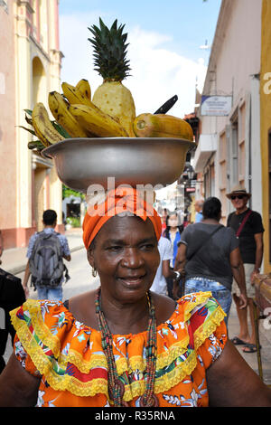 Colombia, Cartagena, old town, portrait Stock Photo