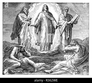 The Transfiguration of Christ, Julius Schnorr von Carolsfeld Stock ...