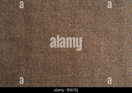 Brown knitted fabric textile texture close up Stock Photo