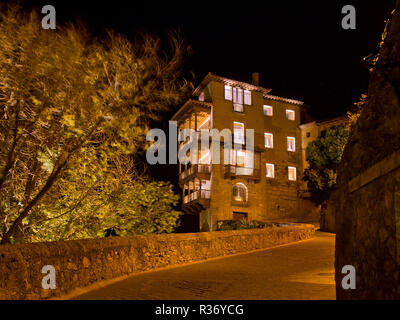 hanging houses in cuenca Stock Photo