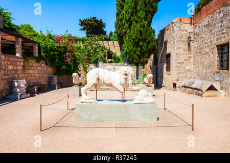 Archaeological Museum of Rhodes in Rhodes island in Greece Stock Photo