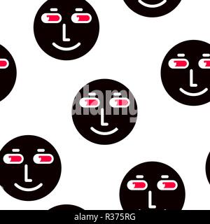 Vector seamless patterns. Trendy endless unique wallpaper Stock Vector