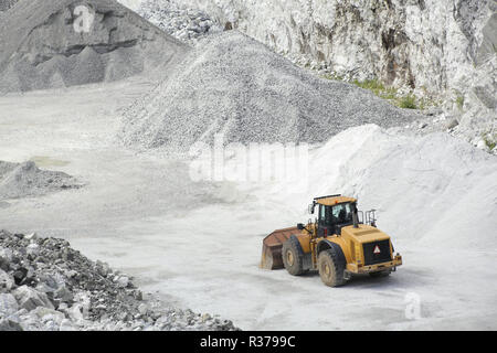Dolomite quarry in Ankele Finland Stock Photo