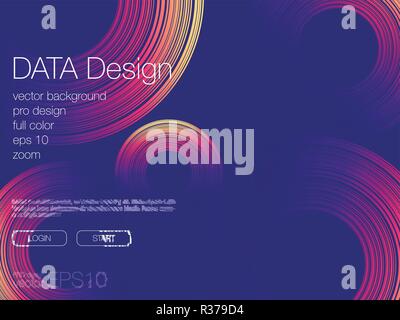 Abstract blend background. Template for web site Stock Vector
