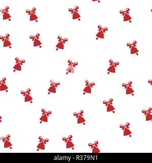 Bell pattern background cover creative design. 100 percent seamless. Wallpaper, web design, textile, printing usage Stock Vector