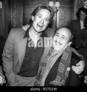 Michael Douglas and Danny DeVito 1984 Photo By Adam Scull/PHOTOlink/MediaPunch Stock Photo