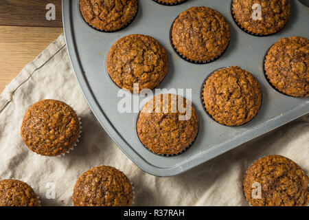 Sweet Homemade Gingerbread Muffins Ready to Eat Stock Photo