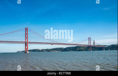 Cristo Rei and 25 de Abril Bridge Lisbon Portugal Stock Photo - Alamy