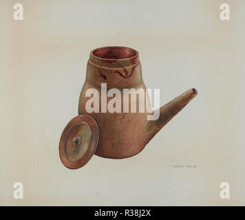 Batter Jug. Dated: c. 1938. Dimensions: overall: 35.4 x 43.6 cm (13 15/16 x 17 3/16 in.). Medium: watercolor, graphite, and colored pencil on paper. Museum: National Gallery of Art, Washington DC. Author: Stanley Mazur. Stock Photo