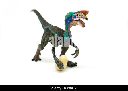 Oviraptor  isolated on white background Stock Photo