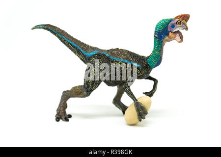 Oviraptor  isolated on white background Stock Photo