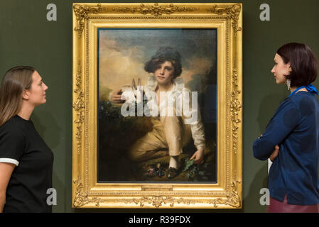 Sir Henry Raeburn Boy And Rabbit Stock Photo Alamy