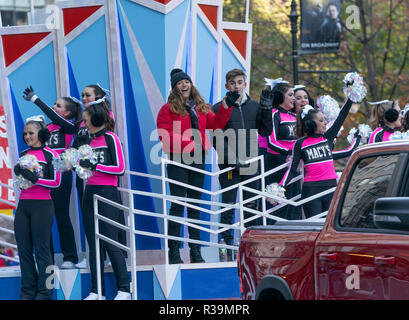 Mackenzie Ziegler at the 92nd Annual Macy’s Thanksgiving Day Parade in