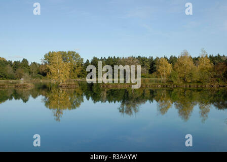autumn river Stock Photo