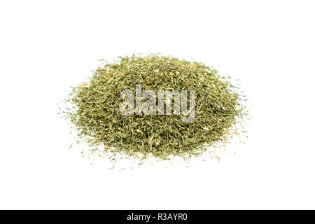 Pile of dried dill Stock Photo
