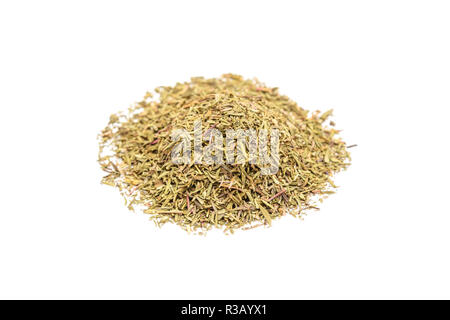 Pile of dried thyme Stock Photo
