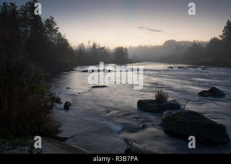 Upper Madawaska River, near Whitney, Ontario, Canada Stock Photo