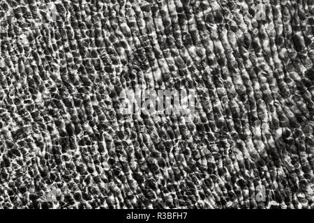 Water ripples surface high angle view background Stock Photo