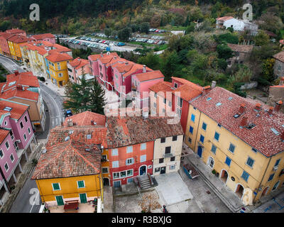 Labin old town, Istria Croatia Stock Photo