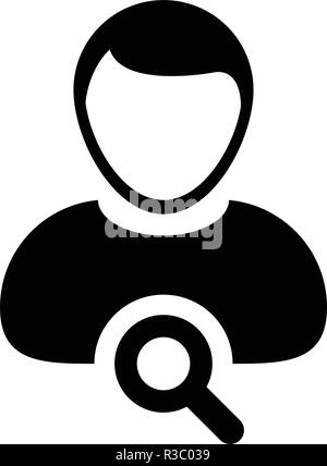 Tracking icon vector male user person profile avatar with location map ...