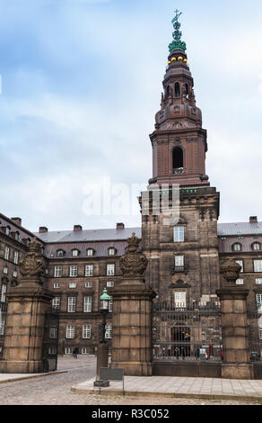 Christiansborg Palace, a palace and government building on the islet of Slotsholmen in Copenhagen, Denmark. The chapel dates to 1826, The showgrounds 