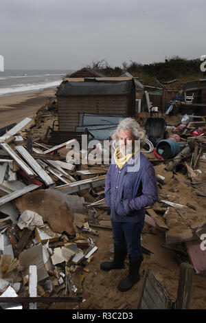 sea defences at Hemsby uk Stock Photo - Alamy