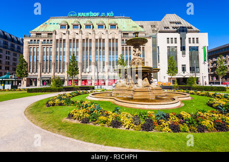 DUSSELDORF, GERMANY - JULY 01, 2018: Kaufhof department store is a shopping mall in the centre of Dusseldorf city in Germany Stock Photo