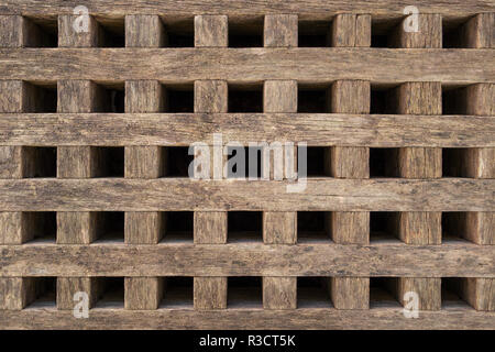 coarse grating wooden Stock Photo