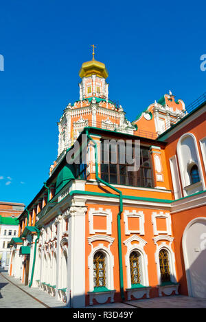 Theophany monastery church, Epiphany monastery, Kitay Gorod, Moscow, Russia Stock Photo