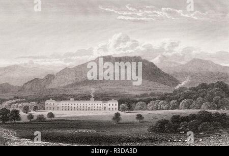 Buchanan Castle, Drymen, Stirlingshire, 19th century, from Modern Athens by Th. H. Shepherd Stock Photo