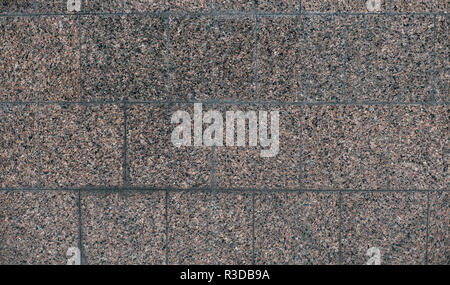 Red marble wall texture from USSR time Stock Photo
