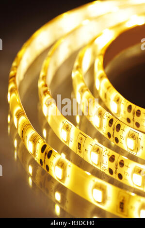 warm white led strip Stock Photo - Alamy
