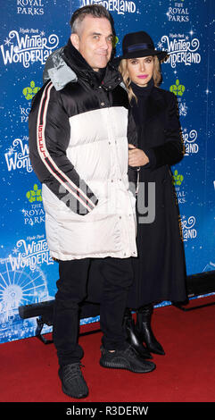 Robbie Williams' wife Ayda Field arrives for Robbie Williams Brits Icon