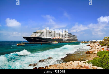 Cruise Ship in port Stock Photo