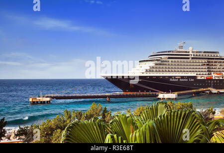 Cruise Ship in port Stock Photo