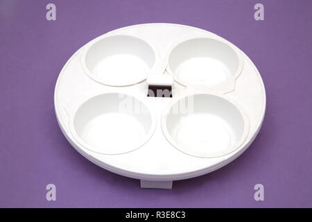Microwave Egg Poacher Stock Photo