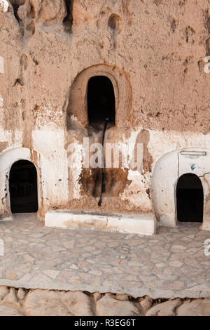 typical tunisian ksar from the ville of medenine Stock Photo