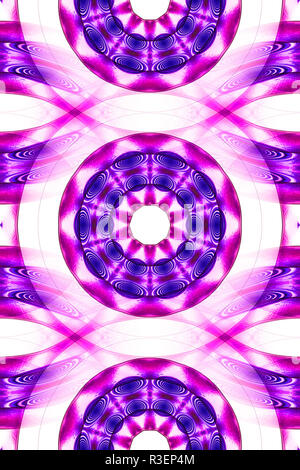 A pastel colored vertical kaleidoscope piece. Stock Photo