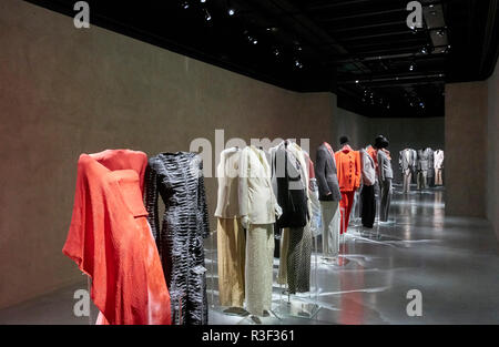 Armani Silos, Milano Italy. Clothes and accessories from the permanent collection, November 2018 Stock Photo