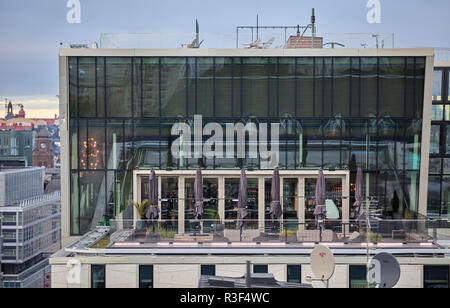 Rooftop Bar at Scandic Continental, Vasagatan, Stockholm, Sweden Stock Photo