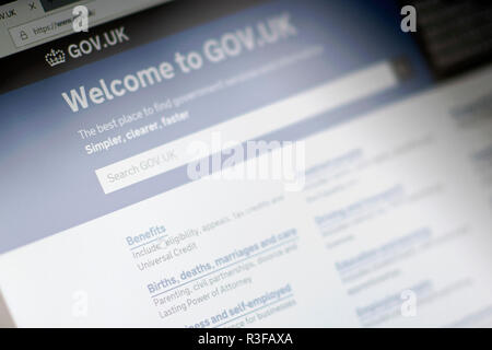 A picture shows a Universal Credit Capability for Work questionnaire form being filled out by a person off work with long term illness. UK. Nov 18. Stock Photo