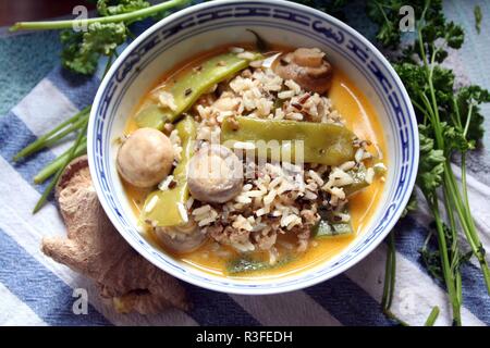 wild rice with vegetables Stock Photo